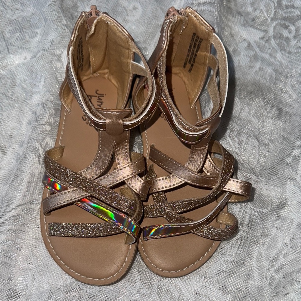 Toddler Girl's Jumping Beans Brown Sandals